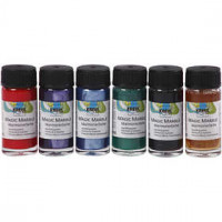 Marmorierungsfarbe Magic Marble, Metallic-Farben, 6x20ml [HOB-30197]