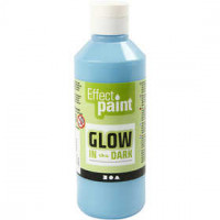 Leuchtfarbe, Fluoreszierend Hellblau, 250ml [HOB-34930]