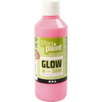 Leuchtfarbe, Fluoreszierend Hellrot, 250ml [HOB-34934]