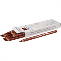 Super Ferby 1 Buntstifte, Mine: 6,25 mm, L 18 cm, Hellbraun, 12Stck. [HOB-38368]