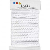 Häkelborte, B 10 mm, Weiß, 10m [HOB-41092]