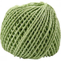 Papiergarn, Stärke: 2,5-3 mm, ca. 42 m, Hellgrün, 150g [HOB-41727]