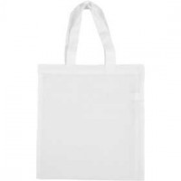 Shopping Bag, size 28x30 cm, 130 g/m2, 1 pc, white [HOB-44555]