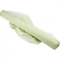 Organzastoff, B 50 cm, Hellgrün, glänzend, 10m [HOB-44653]