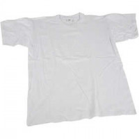 T-Shirt, Größe large , B 55 cm, Weiß, Rundhals, 1Stck [HOB-47214]