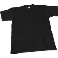 T-Shirt, Größe 9-11 Jahre, B 42 cm, Schwarz, Rundhals, 1Stck [HOB-47224]