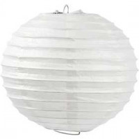 Papierlampe, D: 20 cm, Weiß, 1Stck [HOB-500280]