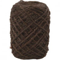 Naturhanf, Stärke: 1-2 mm, Dunkelbraun, 30m [HOB-503235]