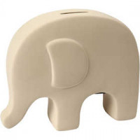 Sparelefant, H 14 cm, L 16,7 cm, Weiß, 8Stck. [HOB-50539]