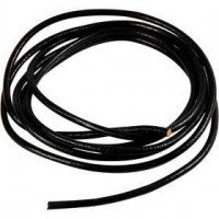 Lederband, Stärke: 4 mm, Schwarz, 2m [HOB-51479]