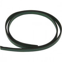 Lederband Imitat, B 10 mm, Stärke: 3 mm, Grün, 1m [HOB-51489]
