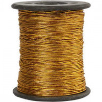 Anhängerband, Stärke: 0,5 mm, Gold, 100m [HOB-51530]