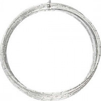 Aluminiumdraht, Stärke: 2 mm, Silber, diamond-cut, 7m [HOB-518305]