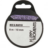 Satinband, Helllila, B 10 mm, 8m [HOB-524605]