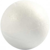 Styropor-Kugeln, D: 4 cm, Weiß, Styropor, 10Stck. [HOB-543021]