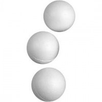 Styropor-Kugeln, D: 5 cm, Weiß, Styropor, 50Stck. [HOB-543041]