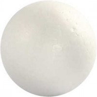 Styropor-Kugeln, D: 6 cm, Weiß, Styropor, 5Stck. [HOB-543060]