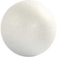 Styropor-Kugeln, D: 8 cm, Weiß, Styropor, 5Stck. [HOB-543080]