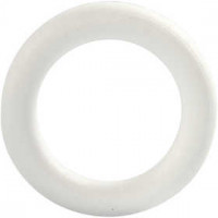 Ring, Außenmaße 12 cm, Stärke: 20 mm, Weiß, Styropor, 1Stck [HOB-54316]