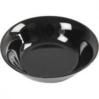 Schalen, D: 16,5 cm, H 4,5 cm, Schwarz, 6Stck. [HOB-55591]