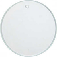 Glasplatten, rund, D: 7 cm, Stärke: 3 mm, 10Stck. [HOB-55802]