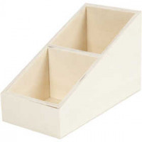 Aufbewahrungskiste, B 10 cm, H 12 (4) cm, Sperrholz, 1Stck, Tiefe 19,5 cm [HOB-56813]