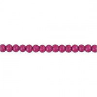 Holzperlen, D: 5 mm, Lochgröße 1,5 mm, Pink, 6g, ca. 150 Stck [HOB-570396]