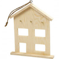 Schlüsselhaus, Größe 20x2x17 cm, Sperrholz, 1Stck [HOB-57532]