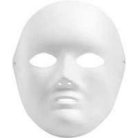 Vollmaske, H 22 cm, B 17 cm, 1Stck [HOB-592530]