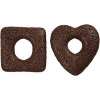 Lavaperlen, Größe 43-47 mm, Braun, 2sort. [HOB-63642]