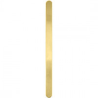 Metal Bands, L: 15.2 cm, W: 9.53 mm, 4 pcs, brass [HOB-67538]