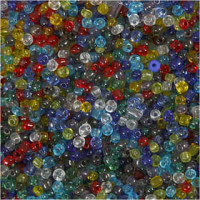 Rocaille Seed Bead Mix, size 6/0, D: 4 mm, 1000 g [HOB-696724]