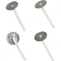 Gewachste Kerzendochte , L 3,5 cm, Stärke: 2 mm, 100Stck. [HOB-73314]