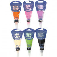 Silk Clay® Creamy - Sortiment, sortierte Farben, 6x35ml [HOB-74137]