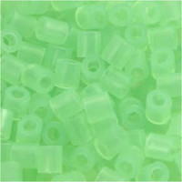 Bügelperlen, Größe 5x5 mm, Lochgröße 2,5 mm, Neongrün (25), Medium, 6000Stck. [HOB-751251]