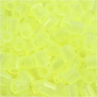 Bügelperlen, Größe 5x5 mm, Lochgröße 2,5 mm, Neongelb (28), medium, 1100Stck. [HOB-751280]