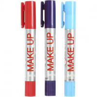 Playcolor Make up, Hellblau, Lila, Rot, Prinzessin, 3x5g [HOB-76306]