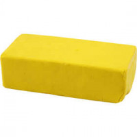 Soft Clay Knetmasse, Größe 13x6x4 cm, Gelb, 500g [HOB-78683]