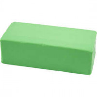 Soft Clay Knetmasse, Größe 13x6x4 cm, Neongrün, 500g [HOB-78688]