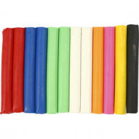 Soft Clay - Sortiment, Sortierte Farben, 200g [HOB-786950]