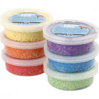 Foam Clay® - Sortiment, sortierte Farben, Metallic, 6x14g [HOB-78811]