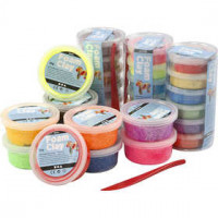 Foam Clay®, Sortierte Farben, 28Dosen [HOB-78816]