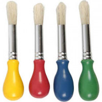 Ballon-Pinsel, D: 13 mm, 4sort. [HOB-95221]