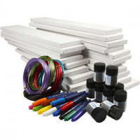 Lange Aquarellbilder, Bastelset,  20 Stck, 1Set [HOB-97285]