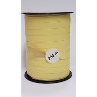 Kräuselband Zweifarbig Creme 10mm x 250 meter (1 Rolle) [HV-PAP10C]