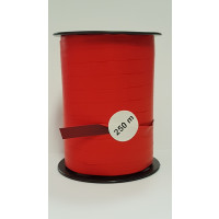 Kräuselband Zweifarbig Rot 10mm x 250 meter (1 Rolle) [HV-PAP10R]