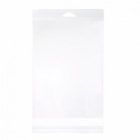 Headerbeutel 15,7x22,9cm wiederverschließbar und Kristallklar (100 Stück) [HB69S]
