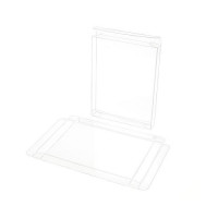 Klarsichtschachteln 11,4x1,3x14,9cm Kristallklar (25 Stück) [FB6]