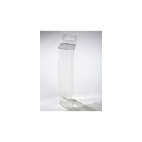Klarsichtschachteln 3,8x3,2x17,8cm mit Aufhängemöglichkeit (25 Stück) [HFB222]