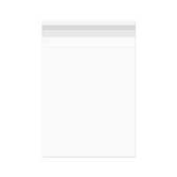 Klappenbeutel 24x31,2cm Hochtransparent (100 Stück) [B9]